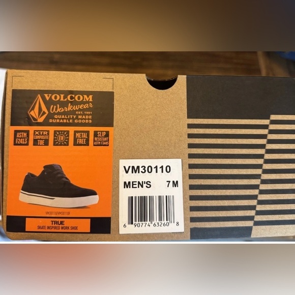 Volcom NIB Men’s Skate Inspired Work Shoe Sz 7M Composite Toe Slip Resistant - Picture 11 of 11